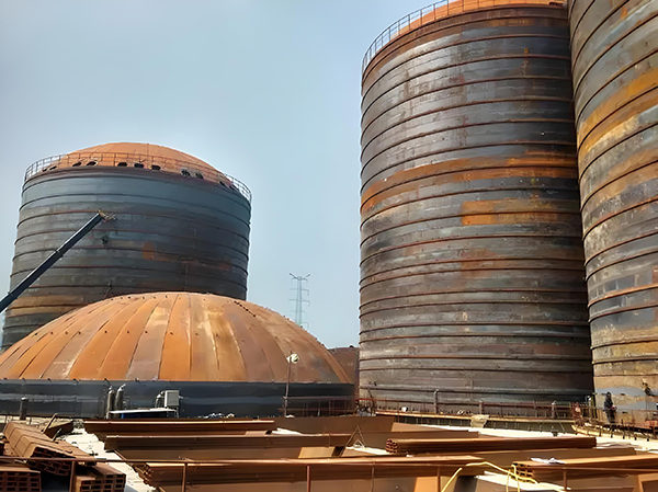 柘城焦粉钢板仓